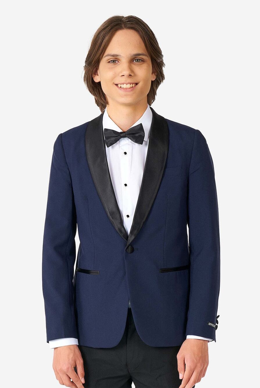 OppoSuits Teen Boys Midnight Blue Suit Tuxedo 16Y